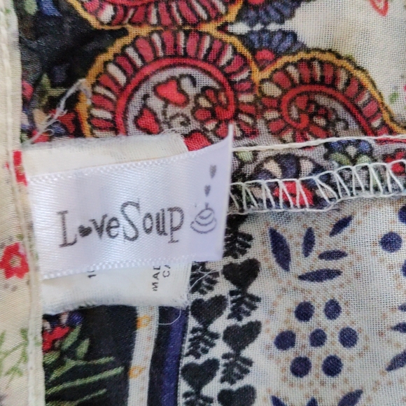 Pastley Print Blouse - Picture 4 of 5